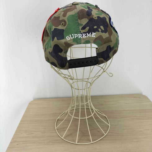 シュプリーム Supreme 25SS 6-Panel Olive Camo 6パネル オリーブ カモ パッチ キャップ メンズ